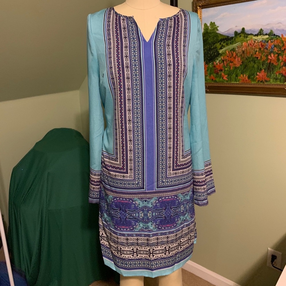 The limited Turquoise tunic dress